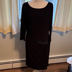 Elegant Black Long Sleeve Dress